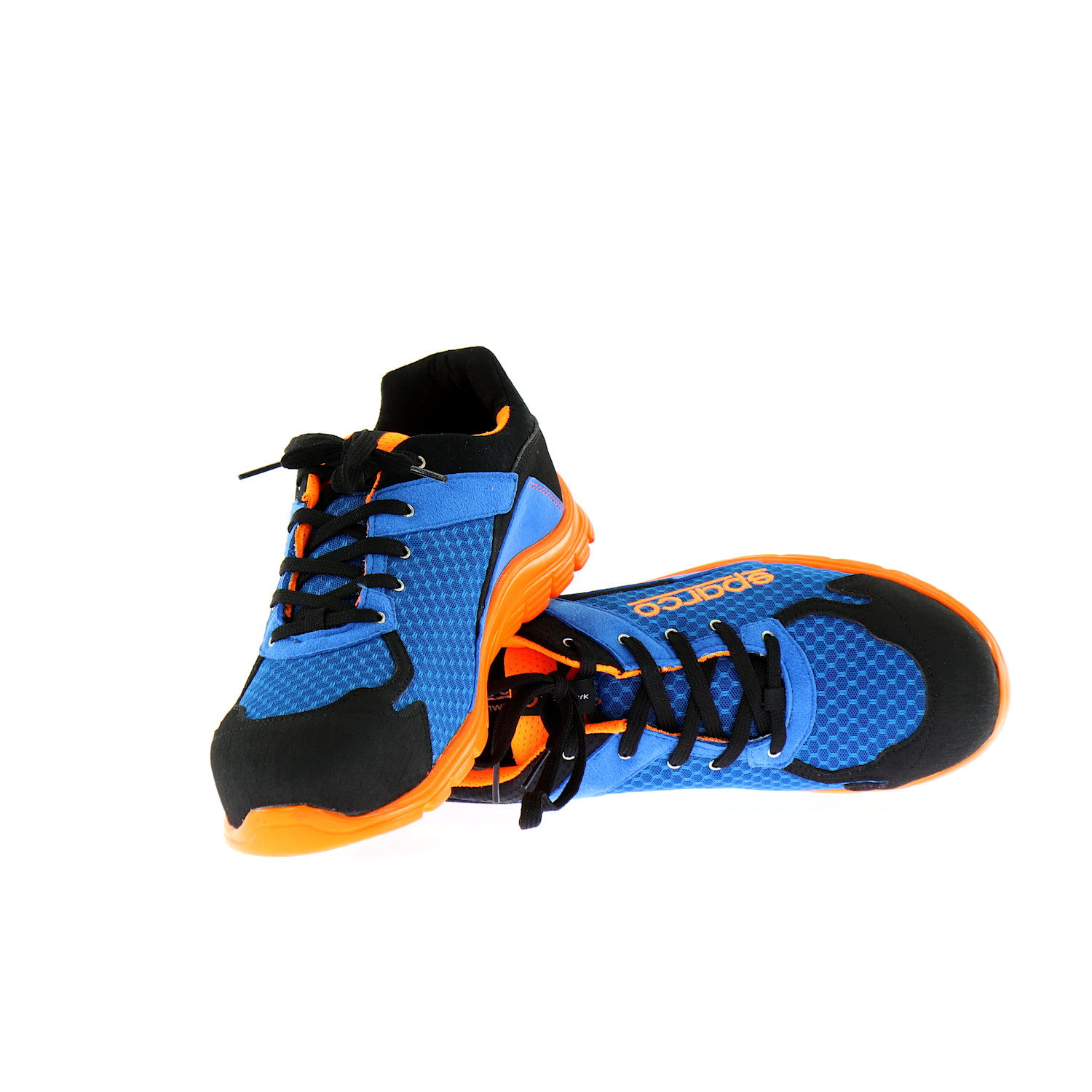 SCARPE SPARCO PRACTICE TG 42 TG 43 TG 44 TG 45 BLU E ARANCIONE CALZATURA